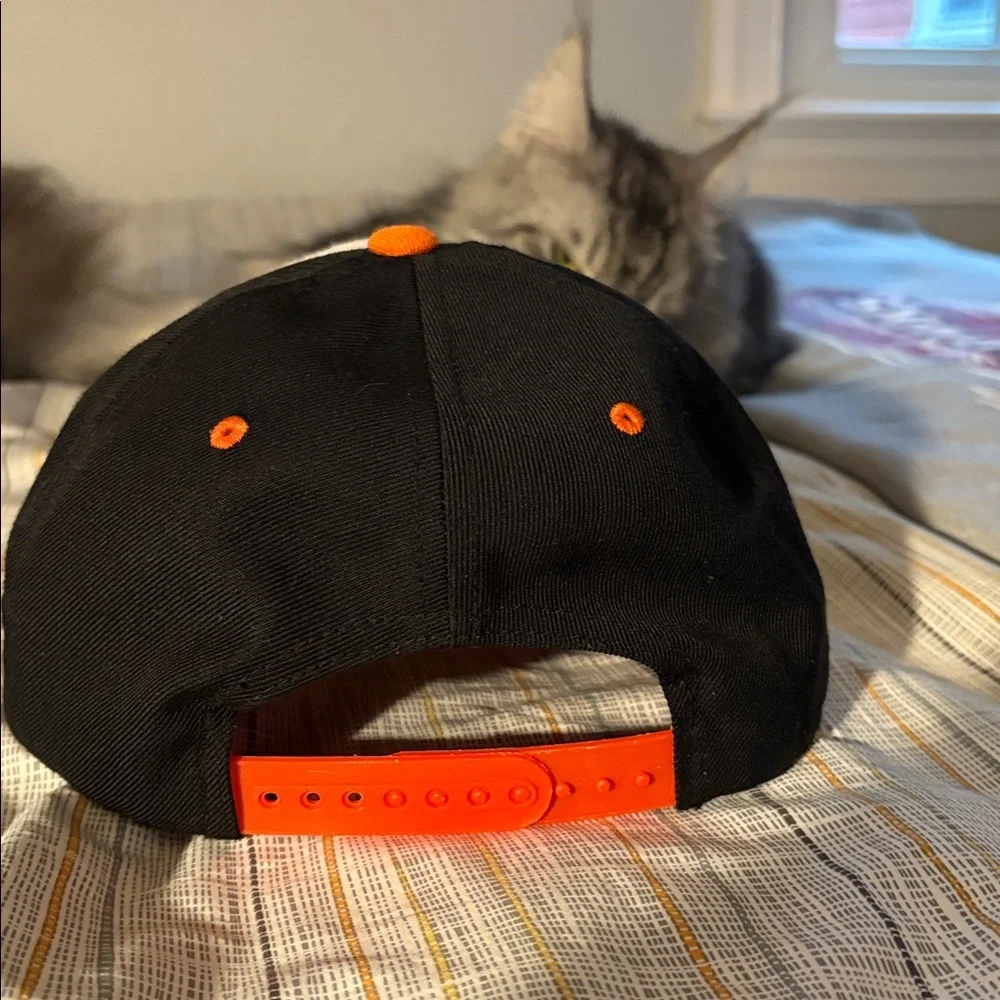 Flyers Black and Orange Cap